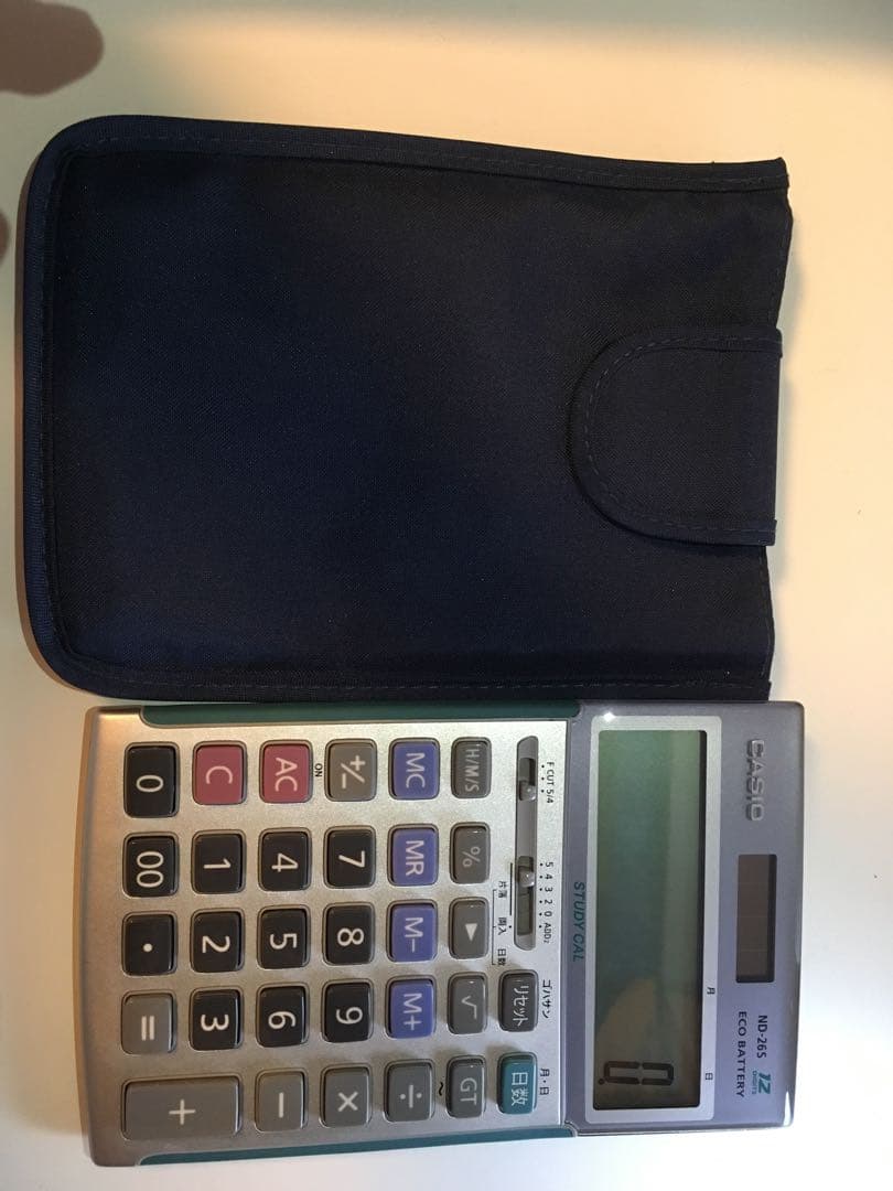 CASIO 電卓 伝票ホルダー付き