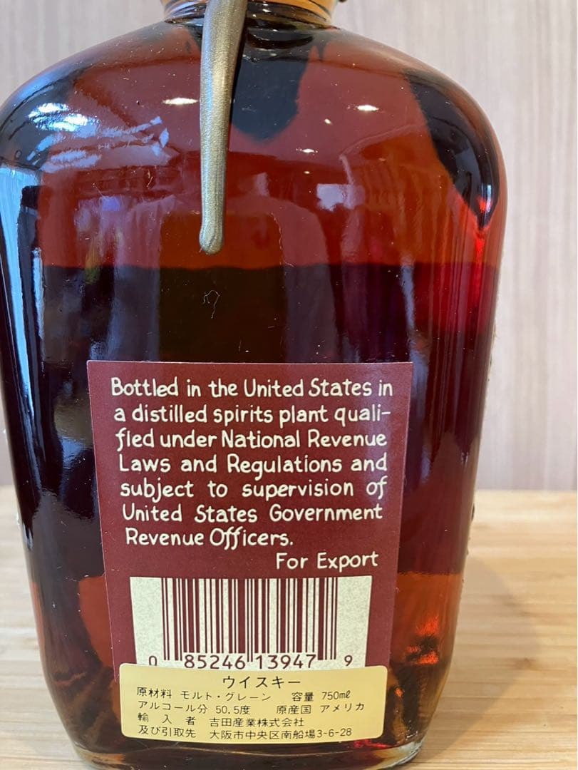 Maker's Mark ウイスキー ゴールドトップ 箱付き3本セット