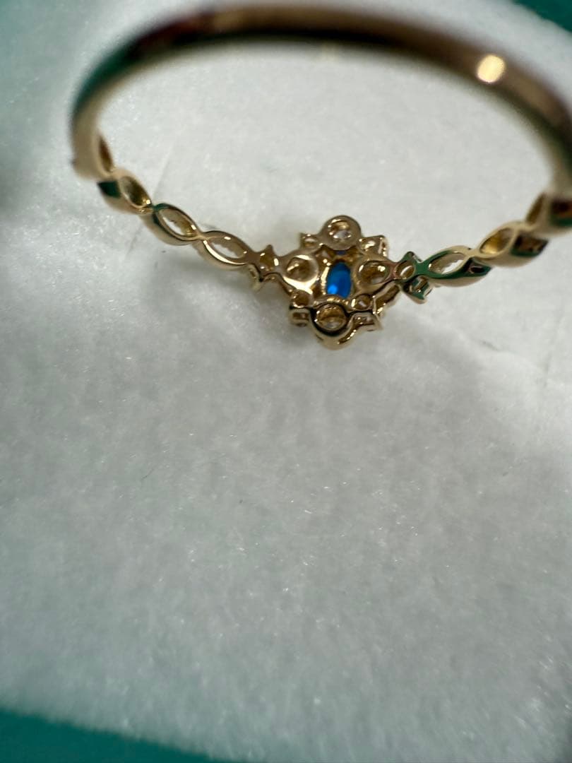 k18 アウイナイト リング 鑑別書あり