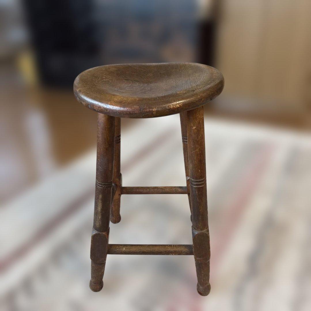 昭和レトロ木製椅子可愛い