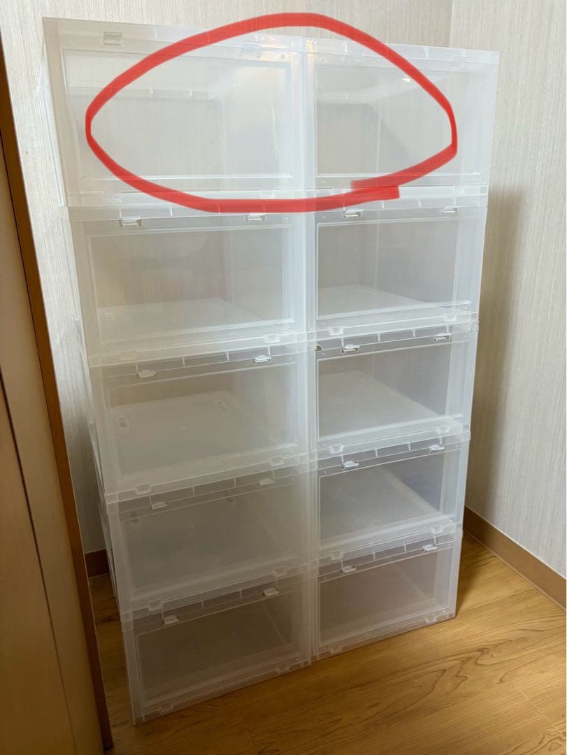 ☆さーちゃん　[割れあり] TOWER BOX シューズケース 12個