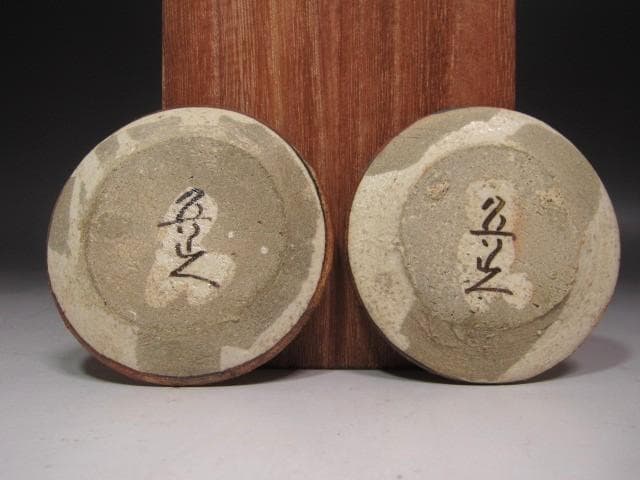 【セール中】★　北大路魯山人　麦藁手　丸向付五客　※一客金直し★x531