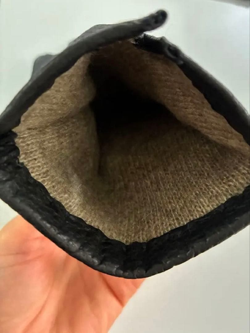 ペッカリー革手袋　カシミヤライニング