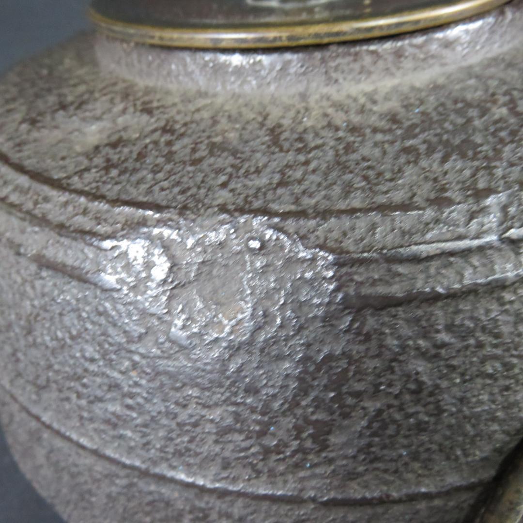 茶釜 風炉 大講堂 内錆あり 茶道具 茶器 在銘 茶の湯