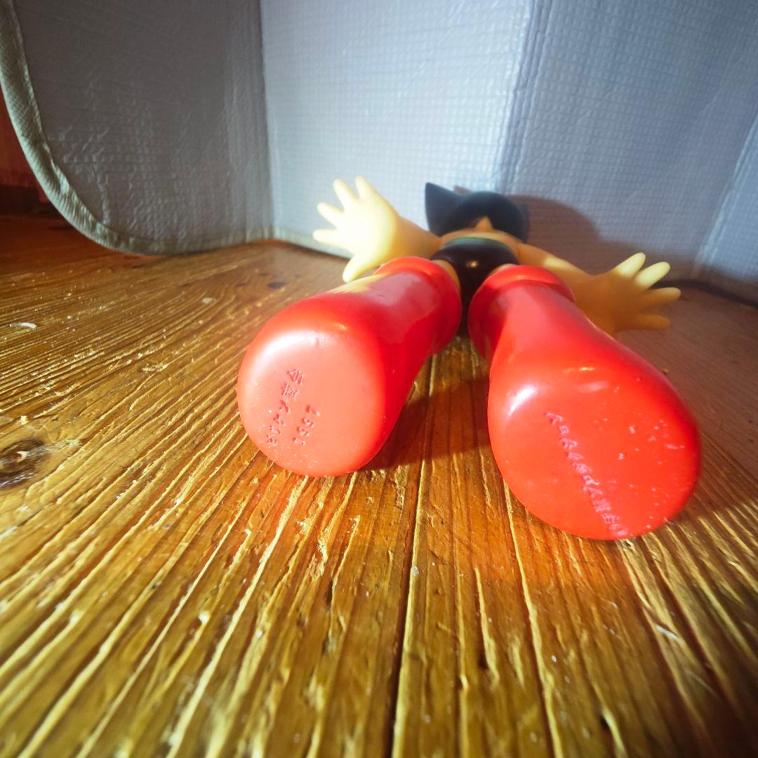 鉄腕アトム お茶の水博士 ヒゲオヤジ ソフビ 3点セット ビリケン商会1997年