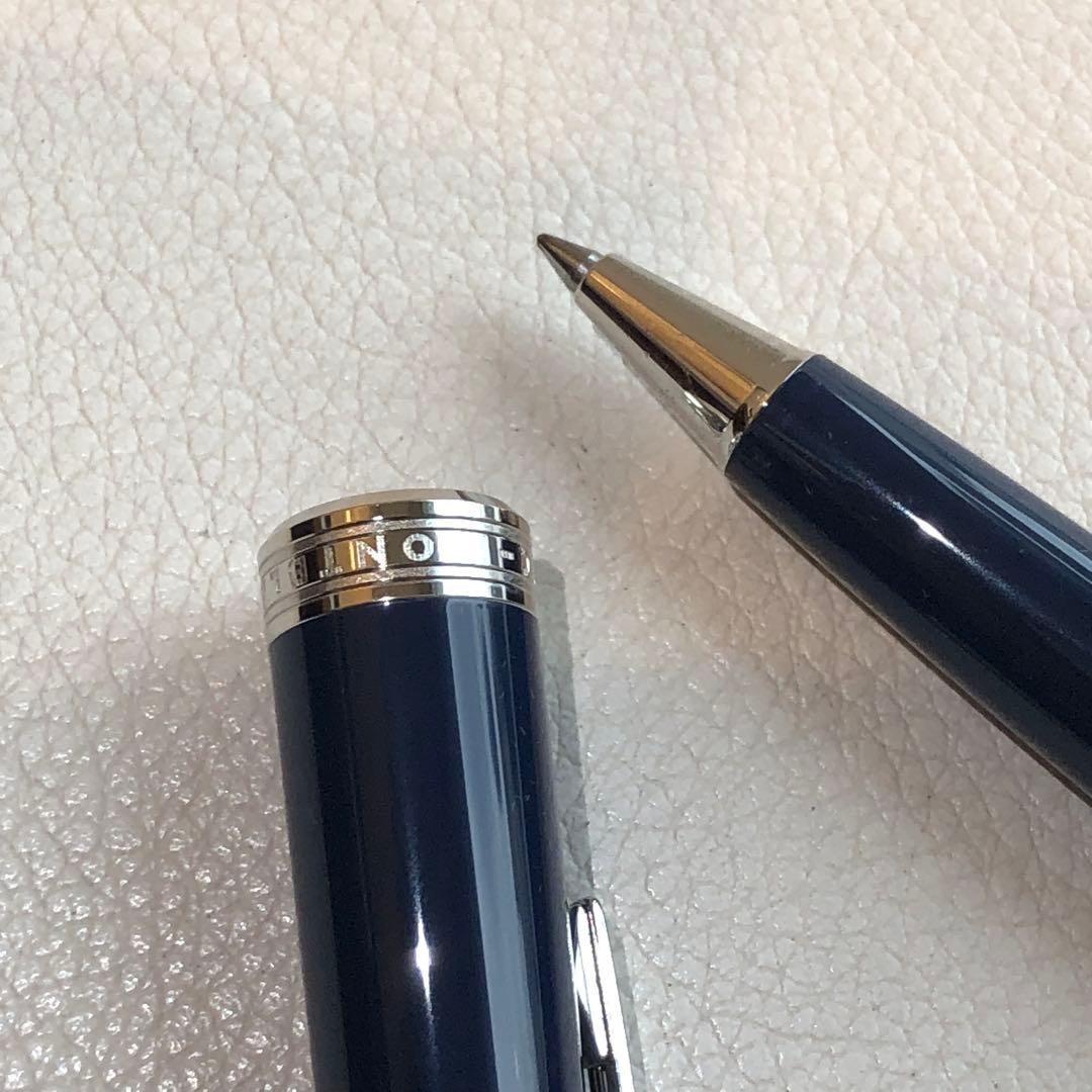 Montblanc ネイビー ボールペンとカードケース　11R2510