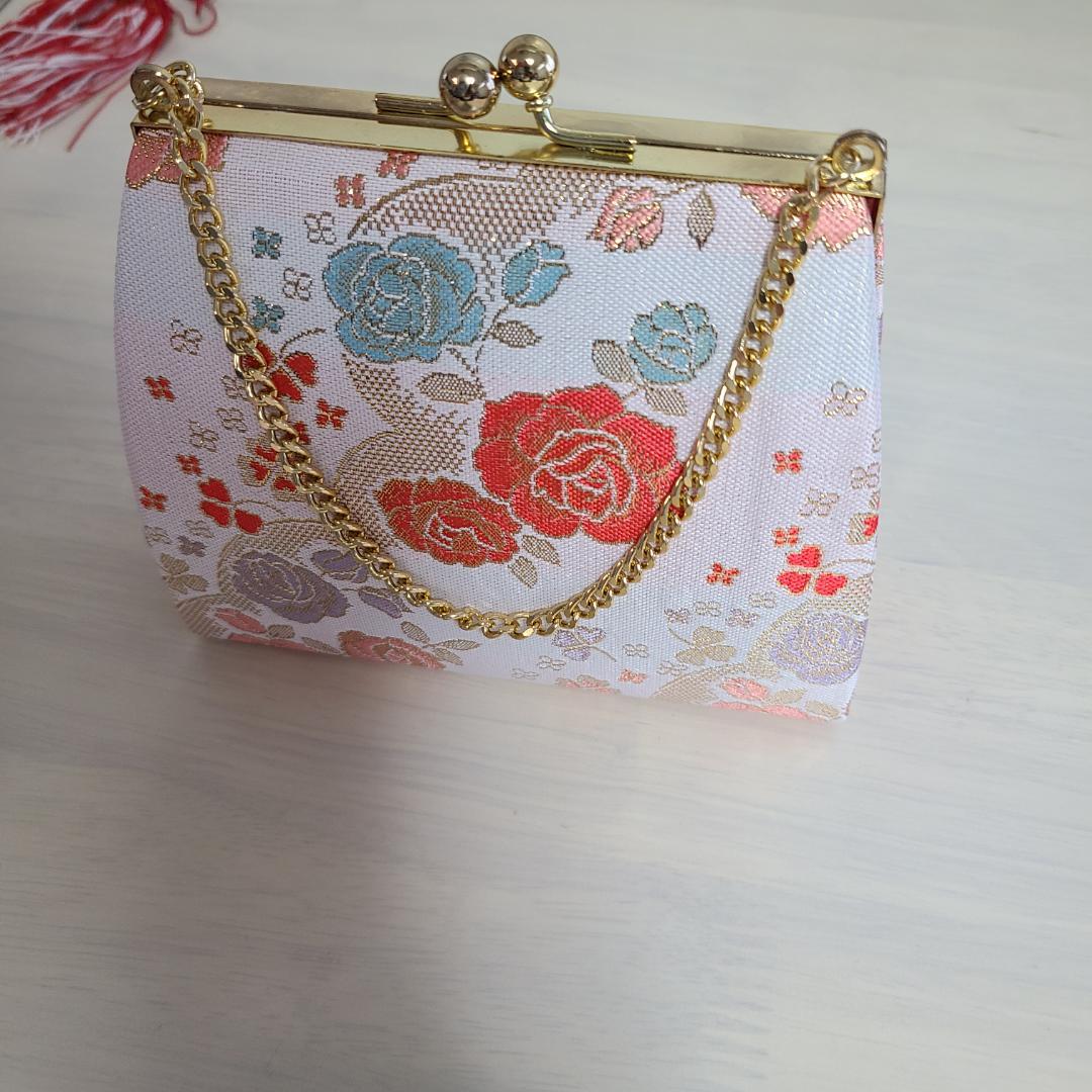 七五三帯 はこせこセット　7歳　ピンク系　8点セット