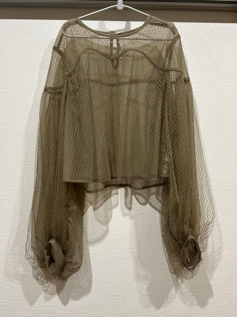 【AMERI】NET TULLE TOP LAYERED ROMPERS ドレス