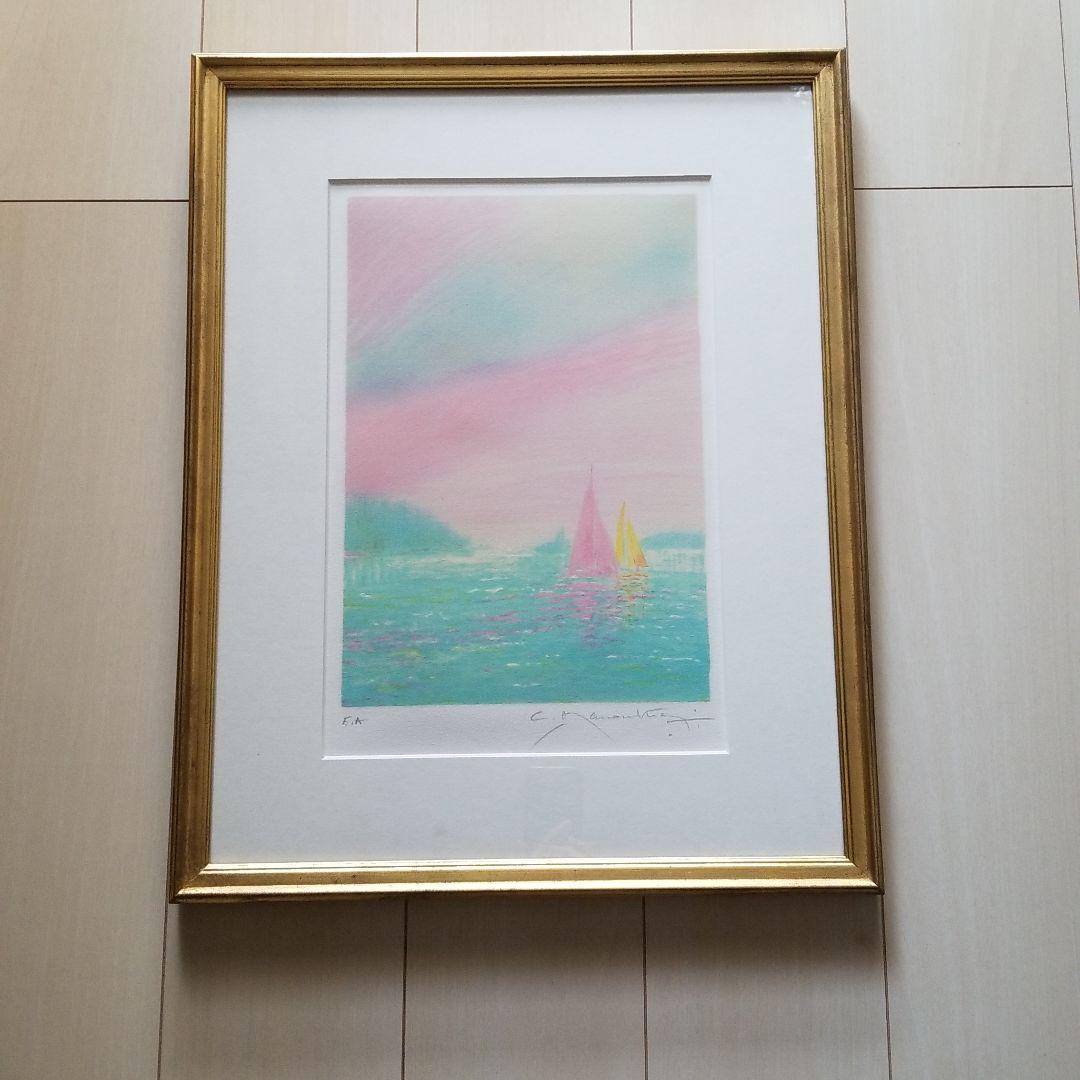 リトグラフ。クロードマヌキャン作