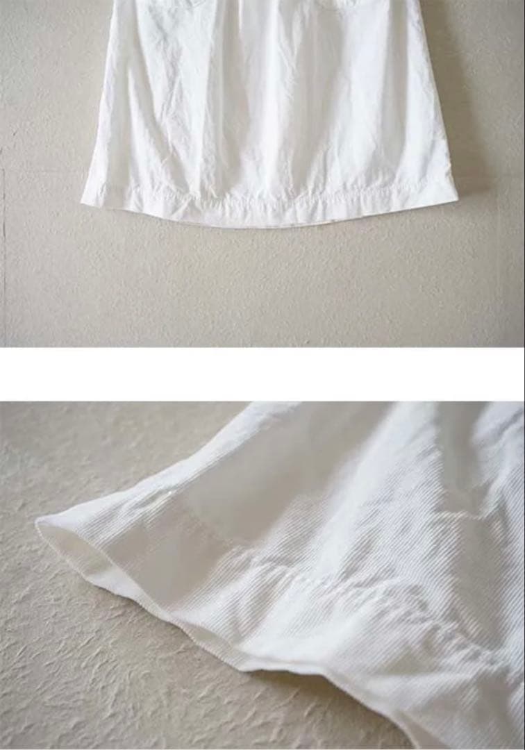 homspun 細コール ダブルポケットギャザースカート