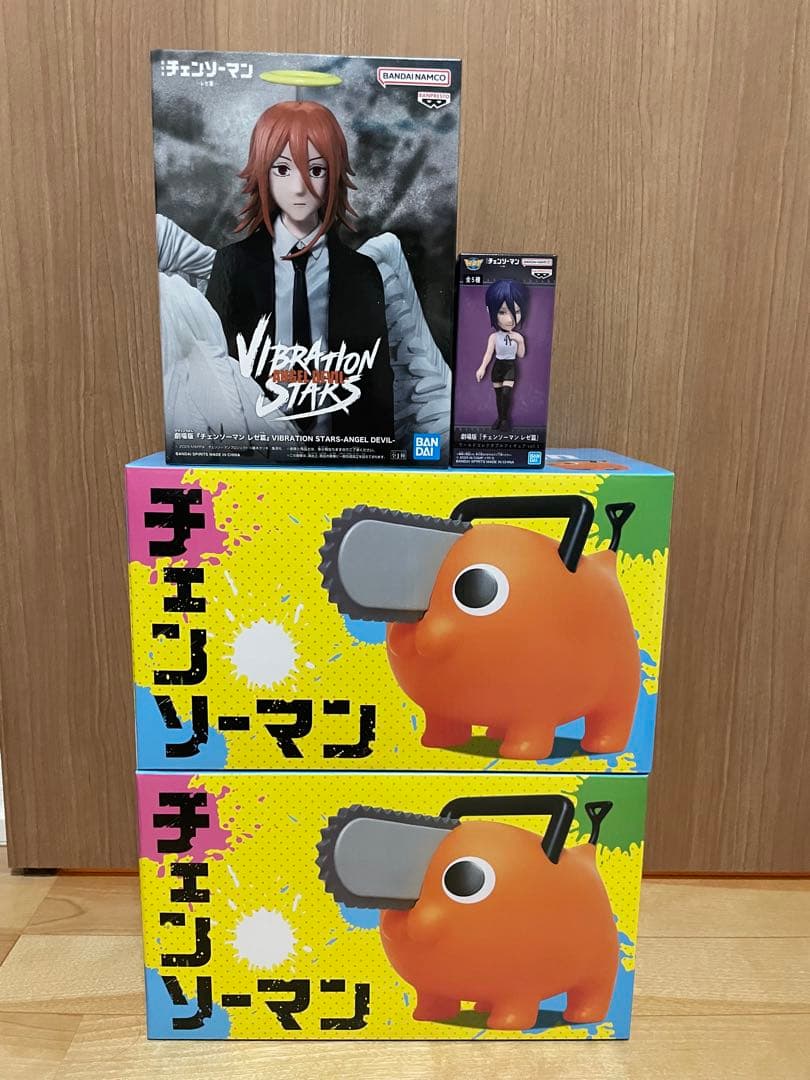 チェンソーマン　ポチタ　ソフビ　天使の悪魔　レゼ　ワーコレ　フィギュア