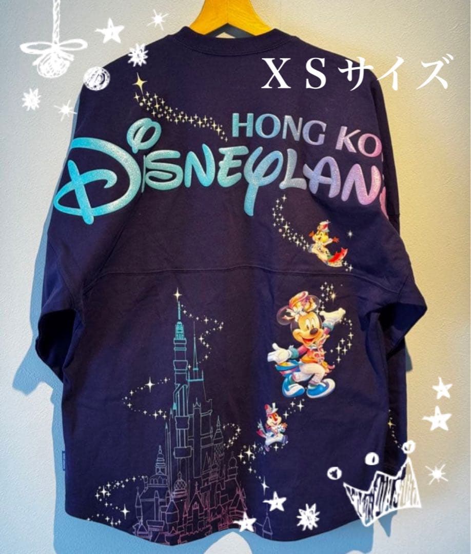 新品 香港ディズニーランド 20周年 スピリットジャージー XS ネイビー