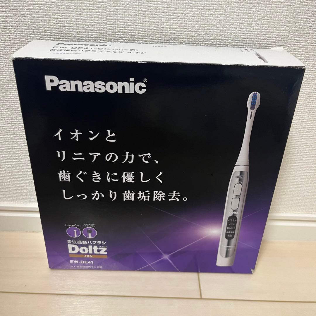 パナソニック ドルツ イオン 音波振動ハブラシ シルバー調 EW-DE41-S