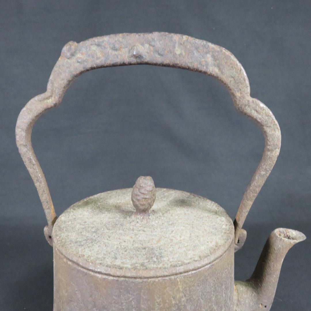 鉄瓶 錆 南部 富士形 囲炉裏 炉端 鉄分補給