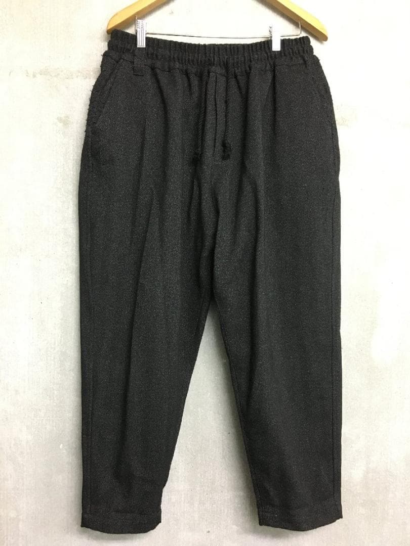 ホワイトマウンテニアリング 秋冬 ヘリンボーン 織地 サルエル パンツ