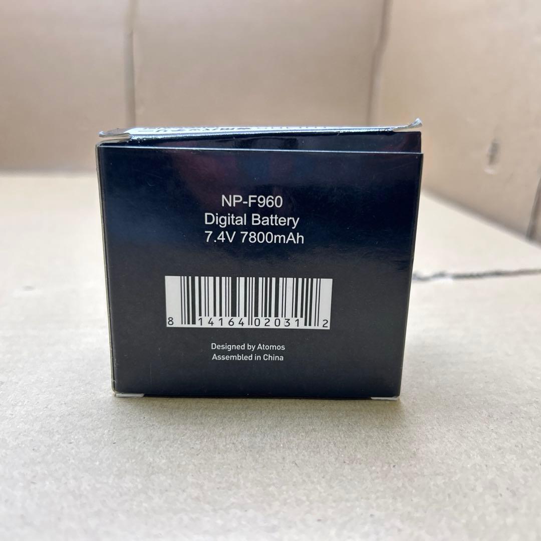 ATOMOS アトモス リチウムイオンバッテリー 7800mAh NP–F960