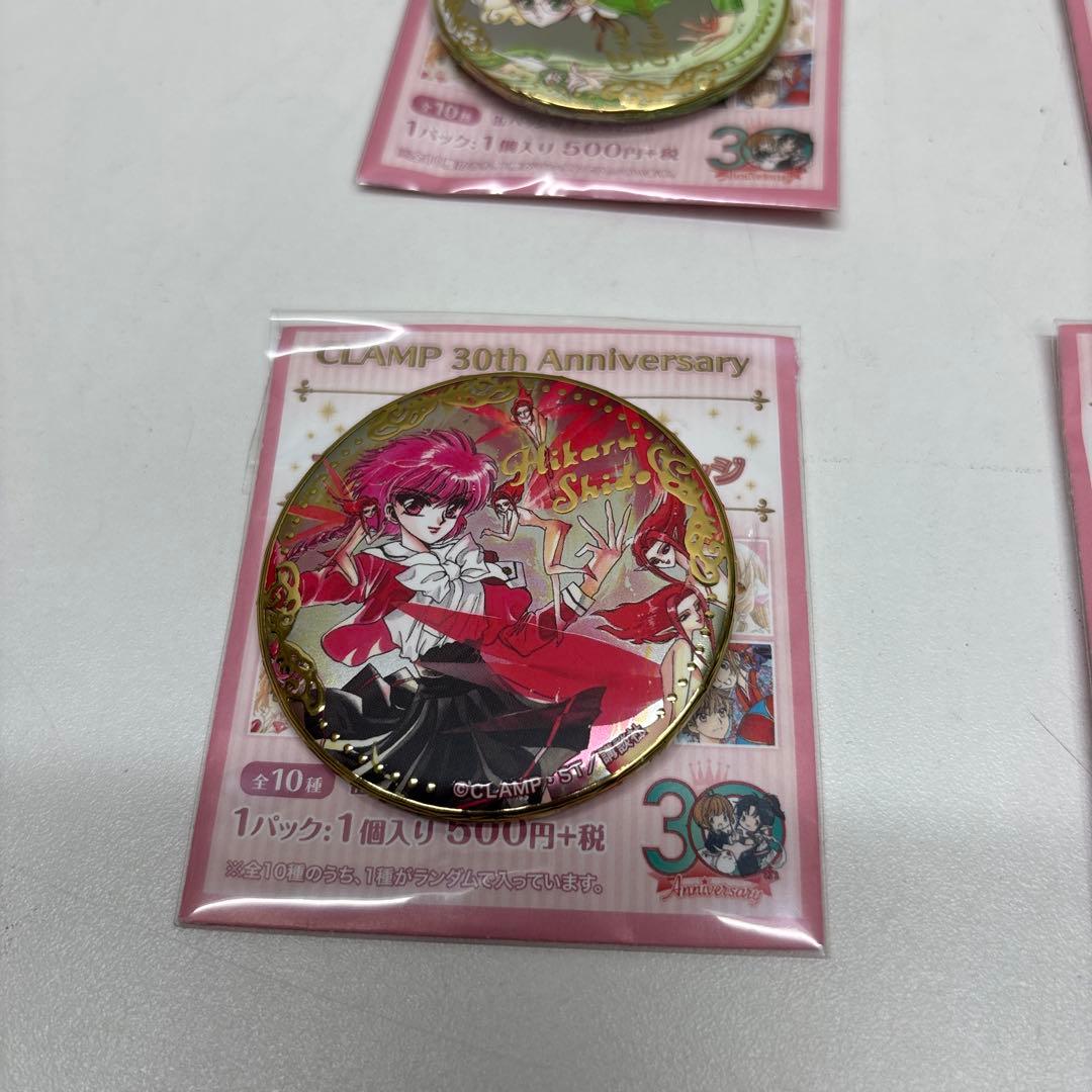 中古品 CLAMP ジュエリー缶バッジ 10種 コンプリート