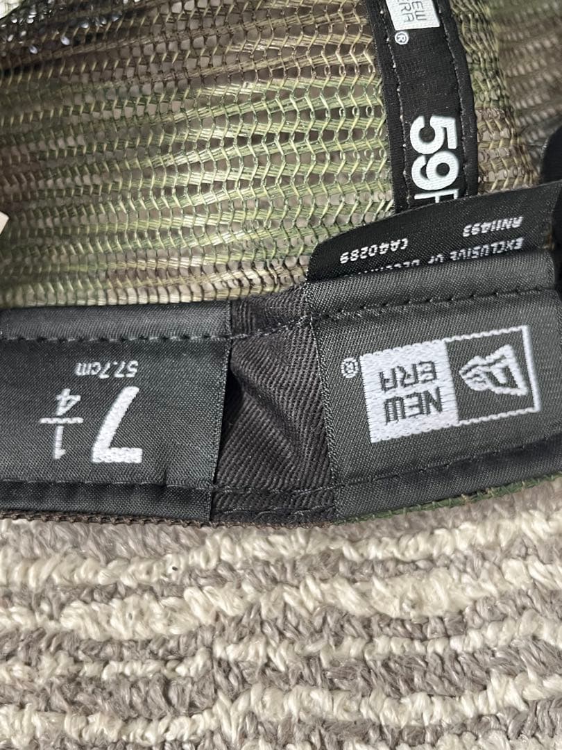 シュプリーム ボックス ロゴ メッシュ バッグ ニューエラ カモフラ