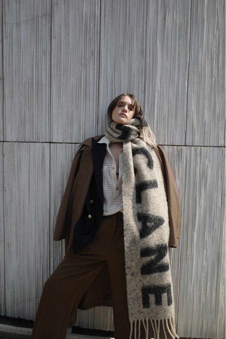 ⚠️大幅値下げ⚠️ CLANE CLANE LOGO MUFFLER