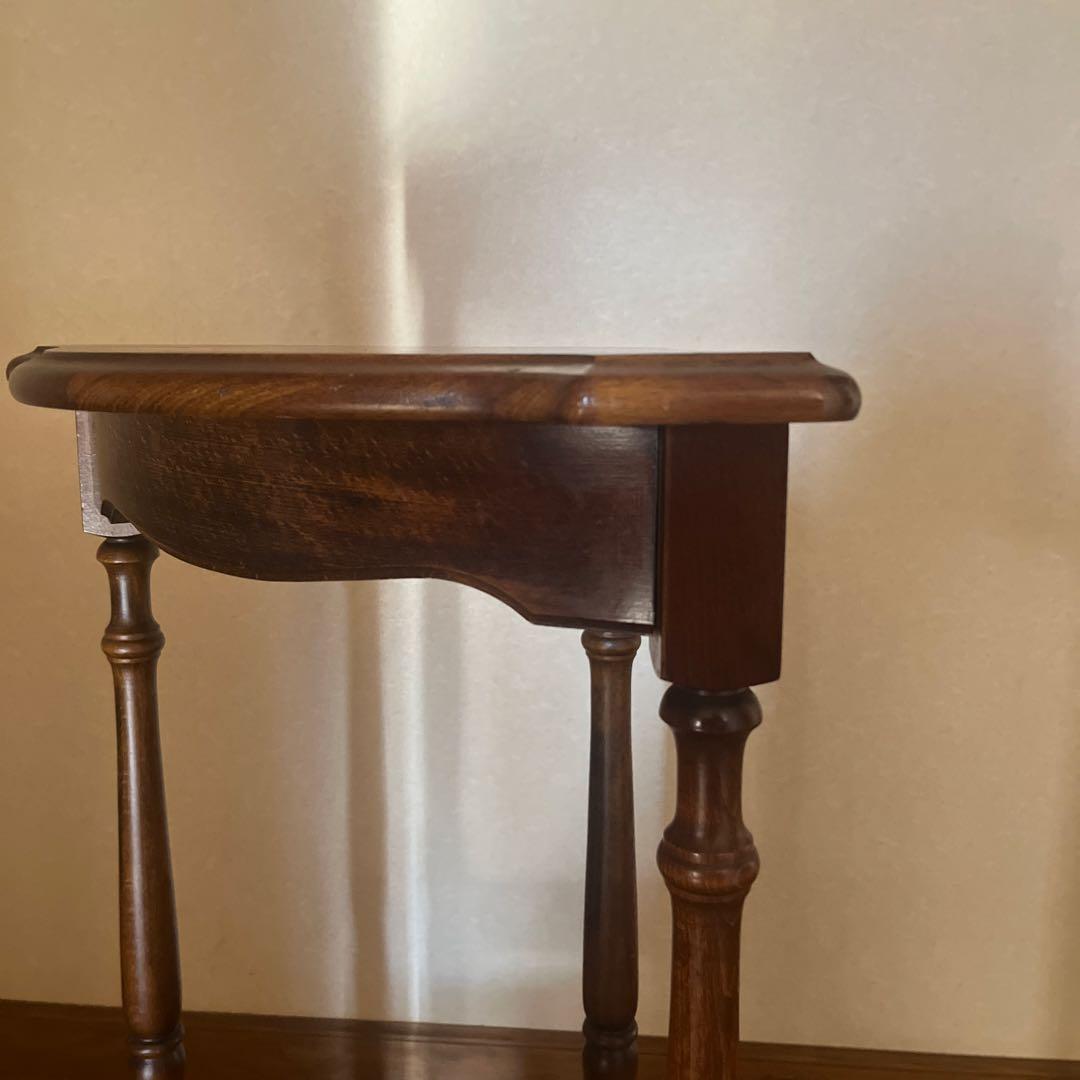 カリモクkarimoku コロニアル　コーナーテーブル コーナーラック 花台