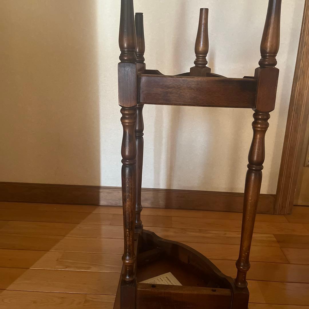 カリモクkarimoku コロニアル　コーナーテーブル コーナーラック 花台