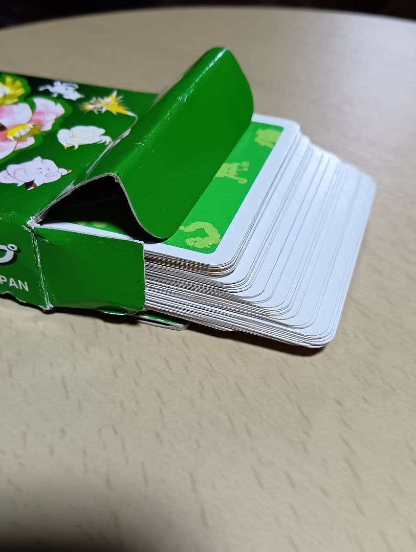 ポケモン トランプ 緑 初代 美品 (札54枚 ポケモン名簿入り 説明付)