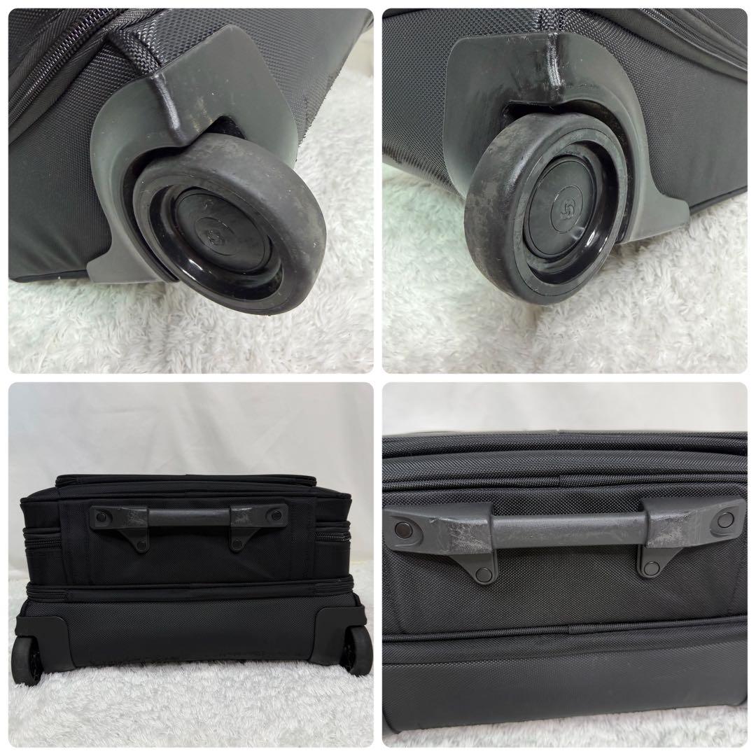 サムソナイト ビジネスキャリーバッグ トラベル 機内持込可 ブラック