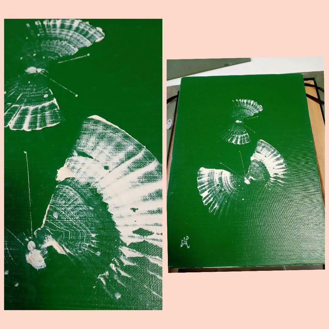 油彩画＆額縁【 F4 】ヴィンテージ アンティーク額縁