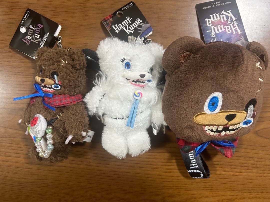 【3点セット】USJ ハミクマ ハミクマソウル キーチェーン パスケース