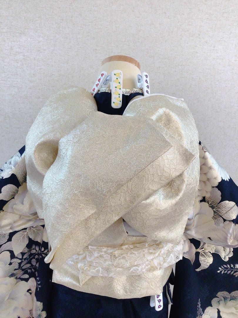 るなのあ　紺色　振袖フルセット