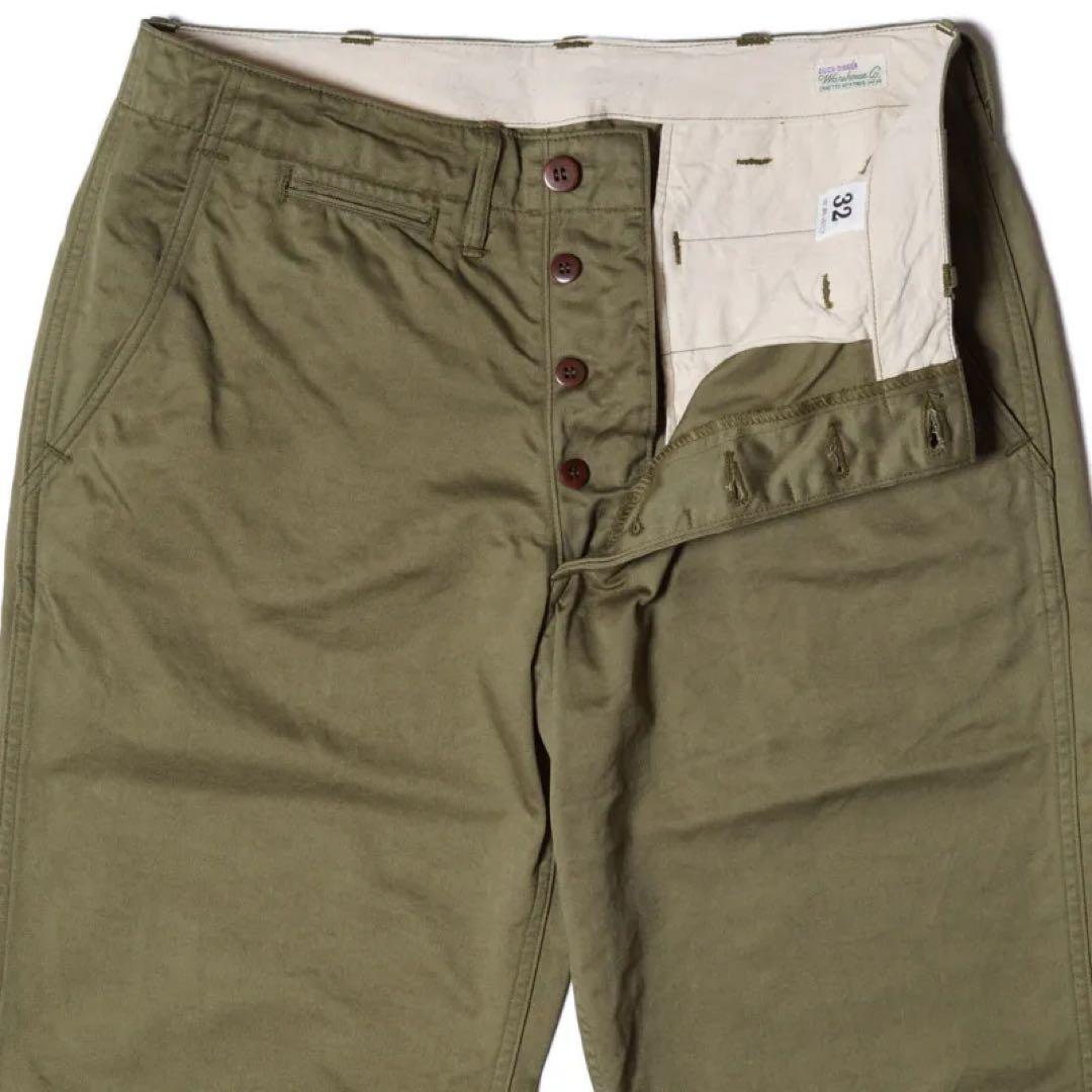 WAREHOUSE duck digger 1082 チノ W33 グリーン