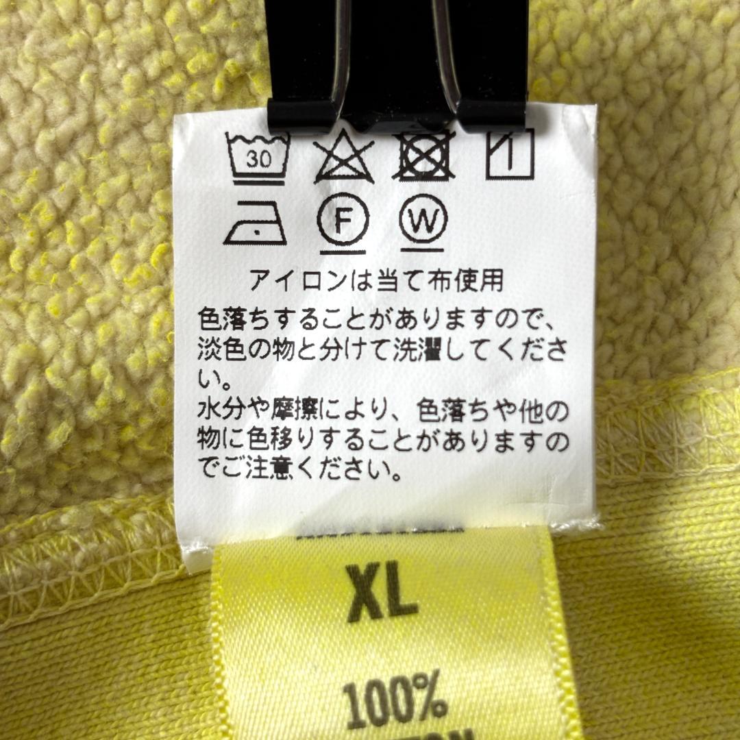 NOTSONORMAL オーバーサイズ フーディ XL アメリカ製 染め 綿