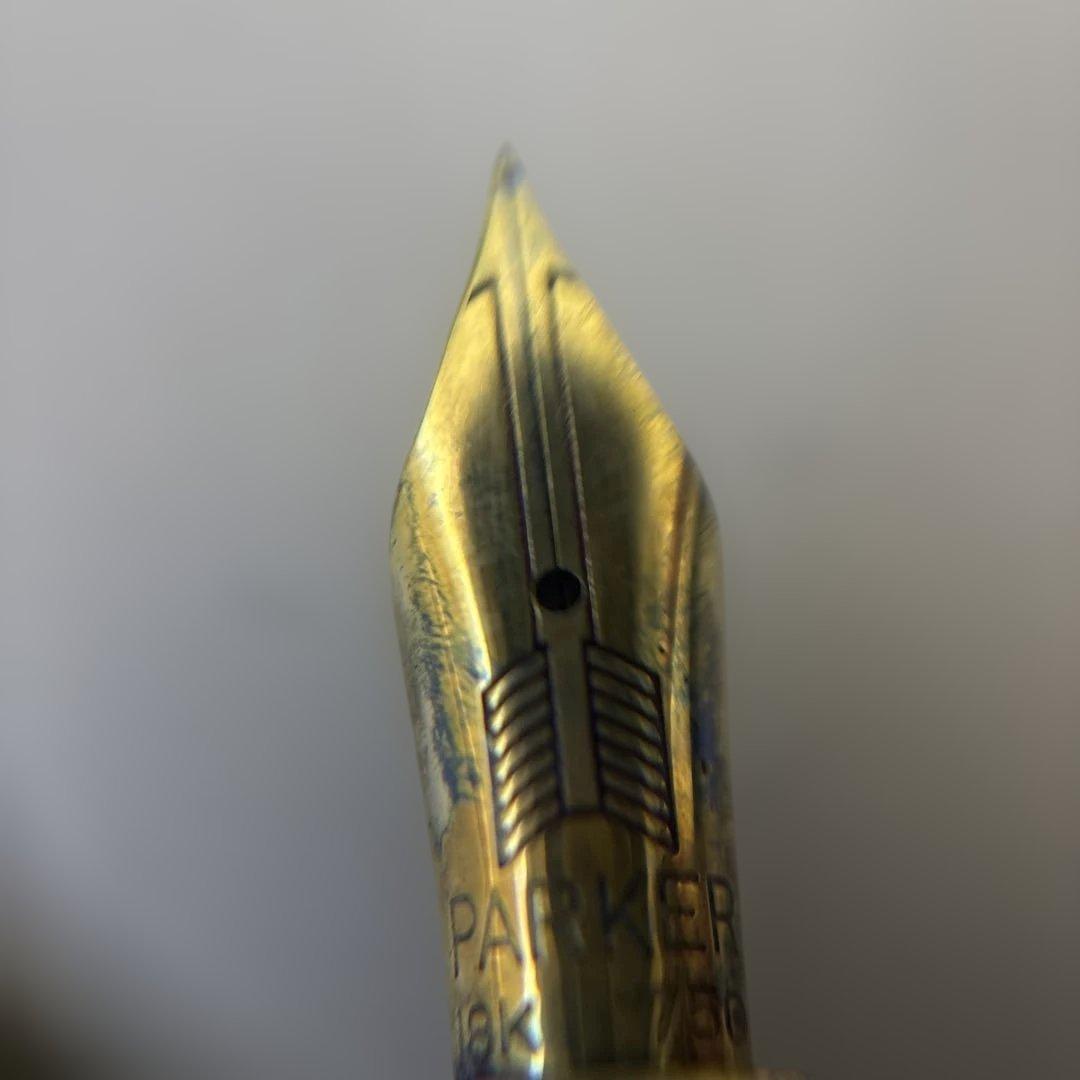 パーカー デュオフォールド インターナショナル マーブル 万年筆