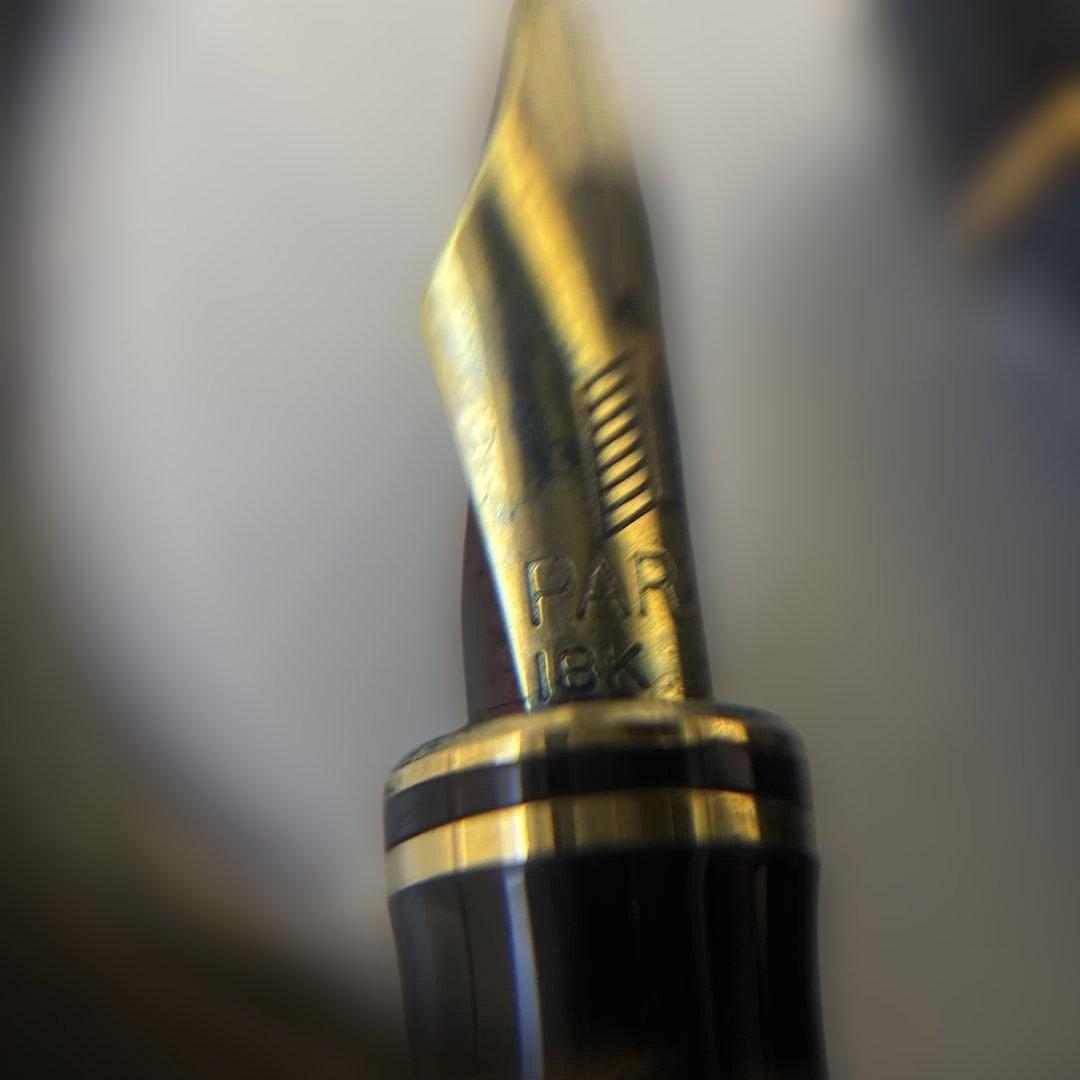 パーカー デュオフォールド インターナショナル マーブル 万年筆