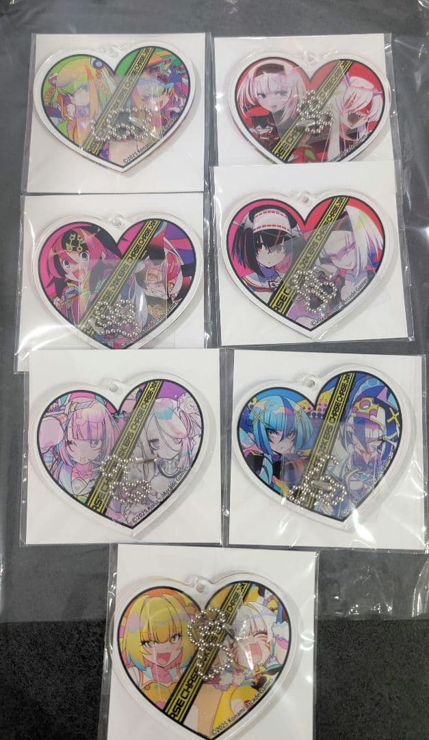 チェイスチェイスジョーカーズ　くじ　アクリルチャーム　コンプリート