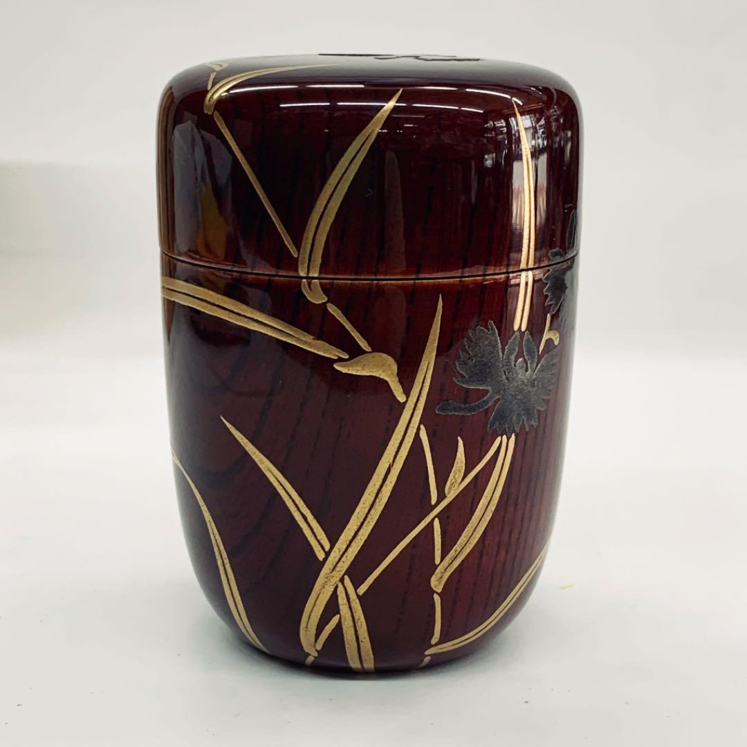 【長棗　鷺草】新井司峰　共箱