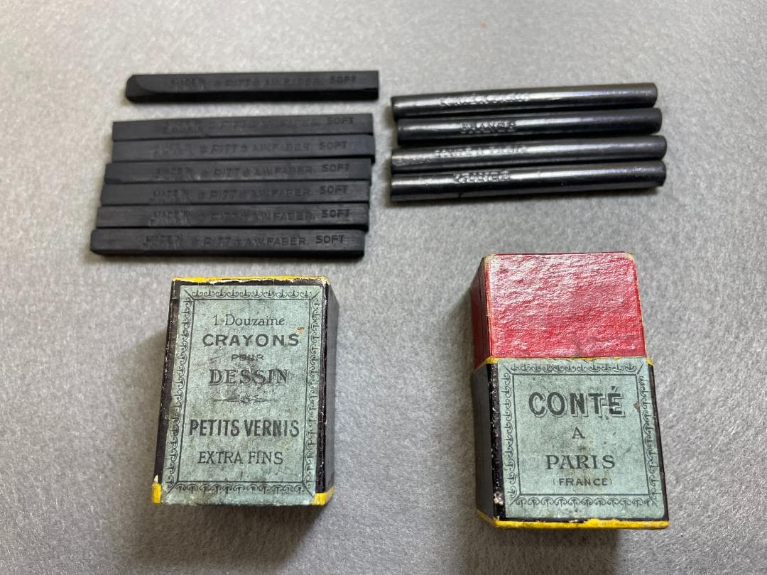 CONTE A PARIS, A.W.FABER デッサン用　チョーク