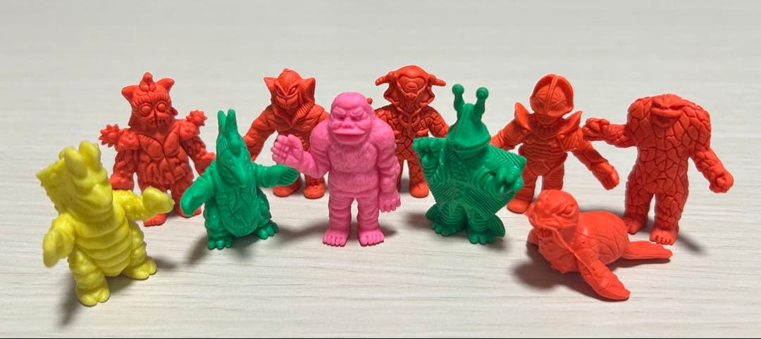 ウルトラマン 怪獣消しゴムセット 10体