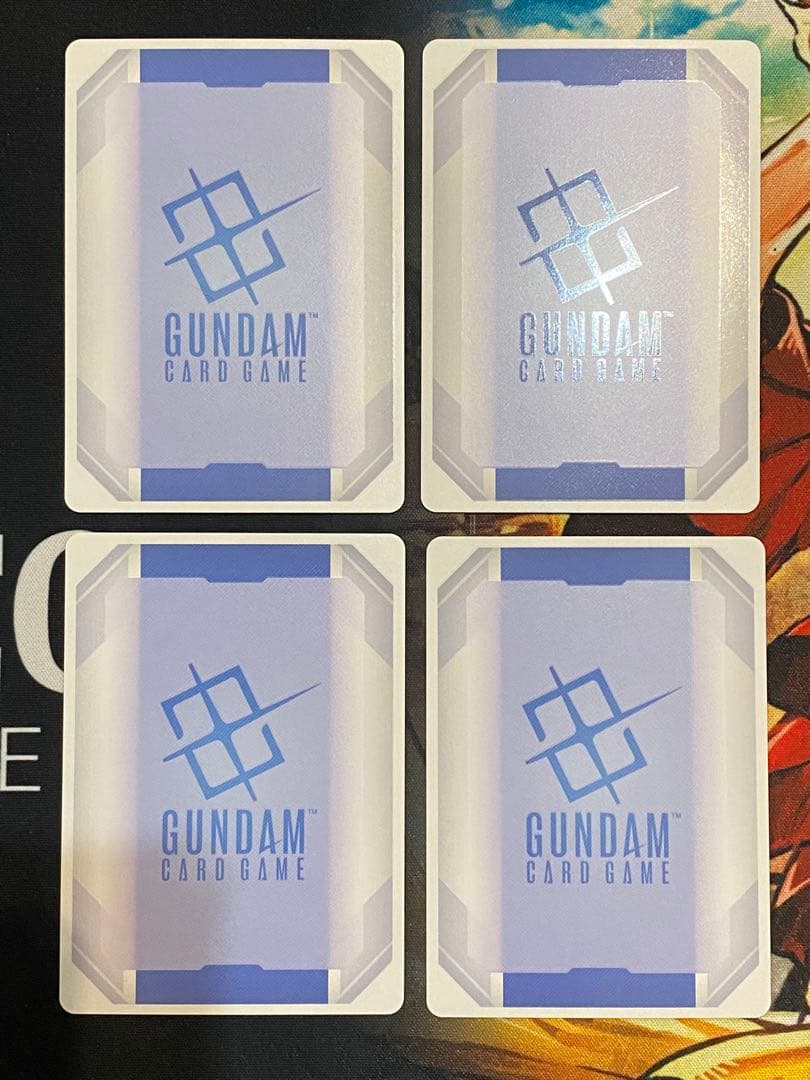 ガンダムカードゲーム プレミアムグッズセット 覚悟の表れ パラレル 4枚セット