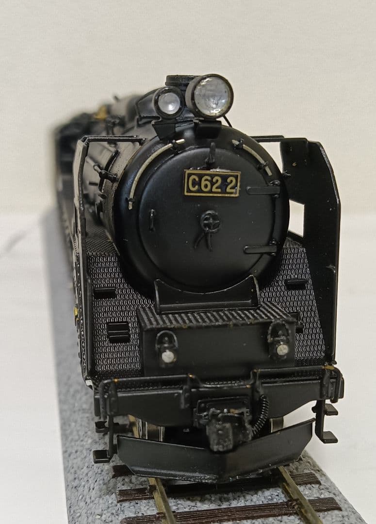 HOゲージ 天賞堂 Ｃ622号機蒸気機関車、モーター交換、メンテナンス済