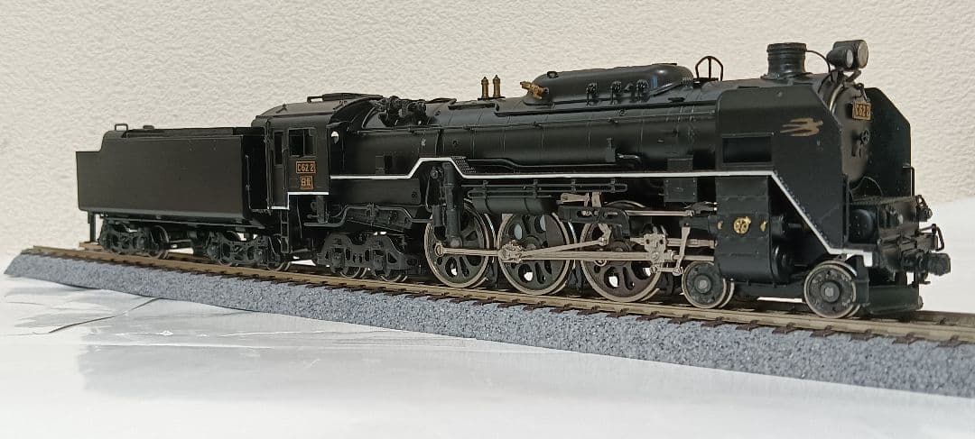 HOゲージ 天賞堂 Ｃ622号機蒸気機関車、モーター交換、メンテナンス済