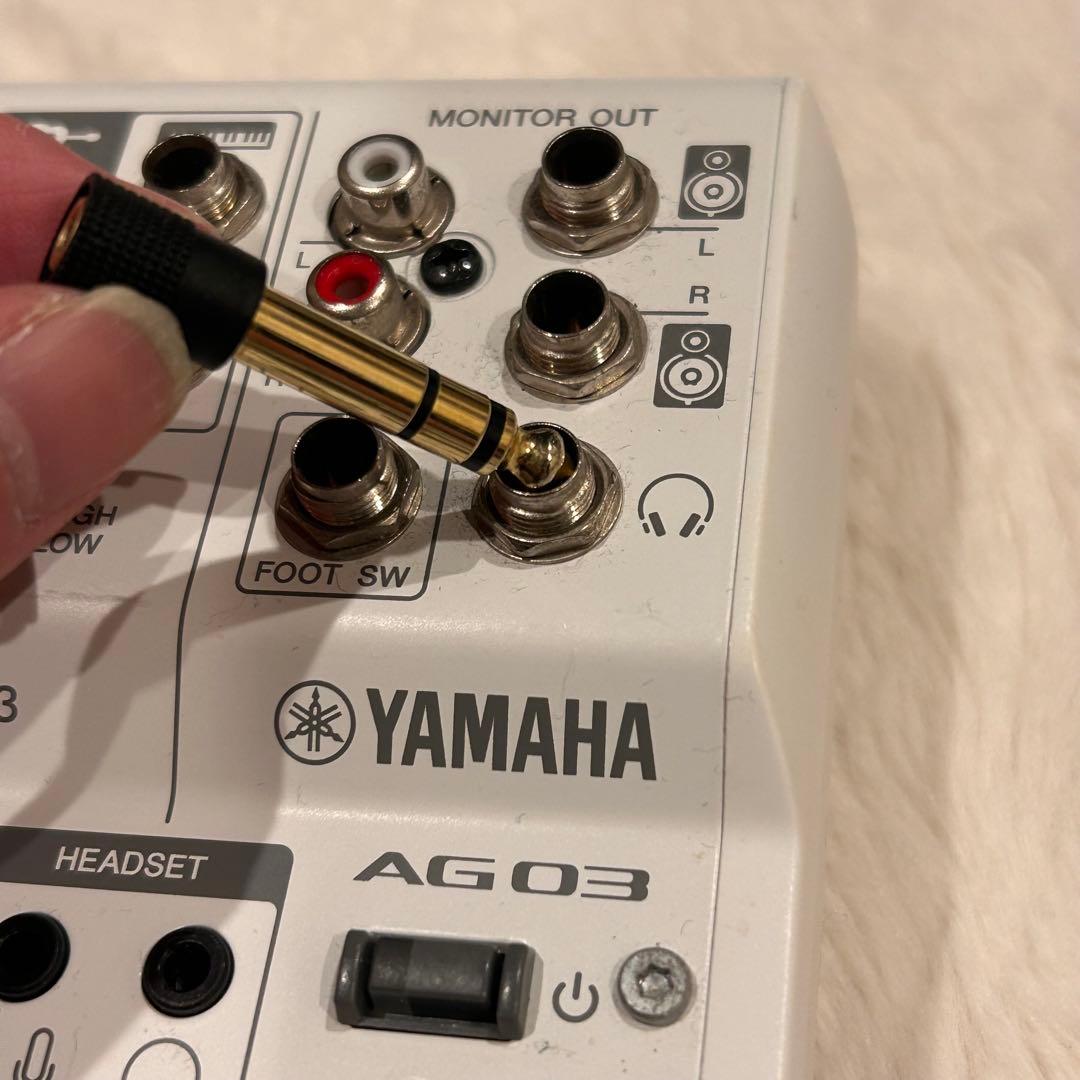 YAMAHA AG03 mk2 オーディオミキサー　初心者セット　配信にBGM
