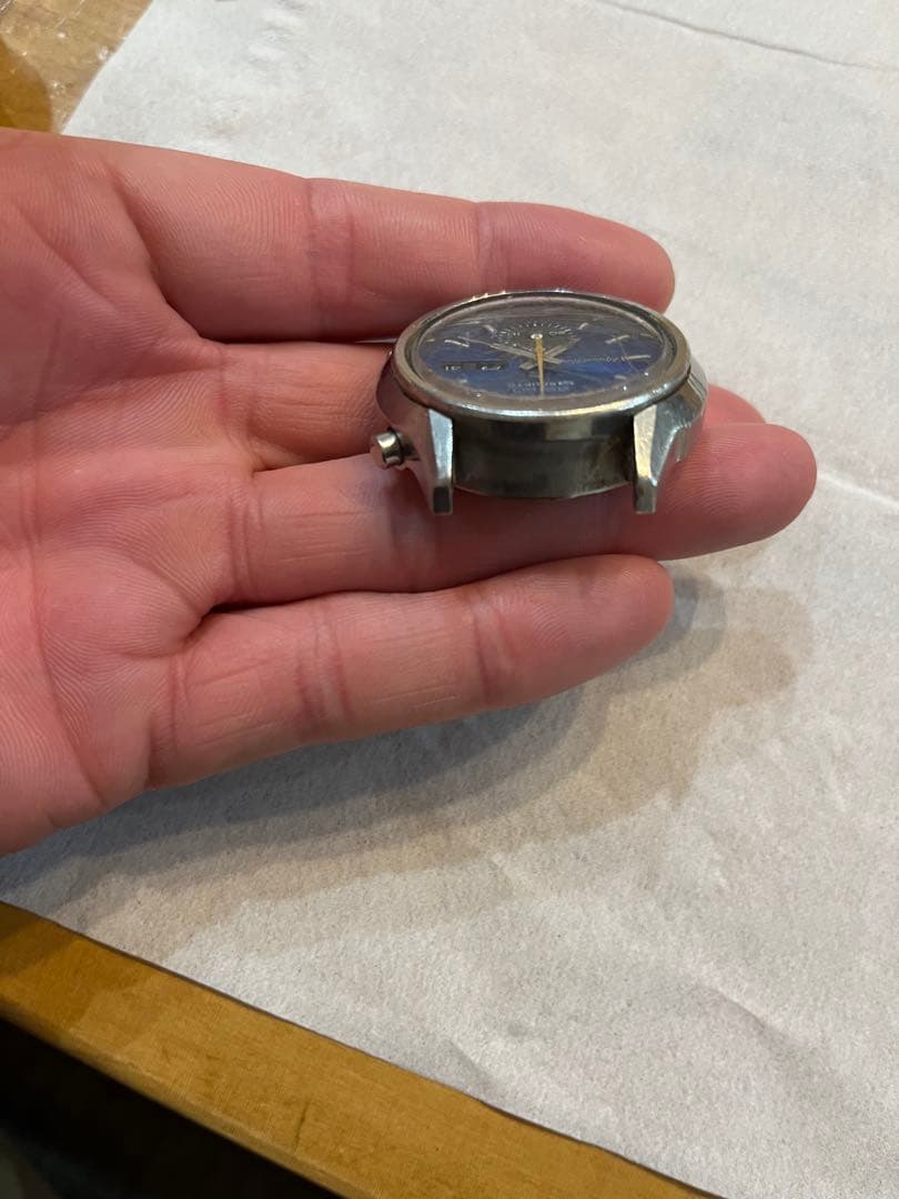 6139-8050 セイコー　スピードタイマー　不動ジャンク　巻棒抜　部品取りに