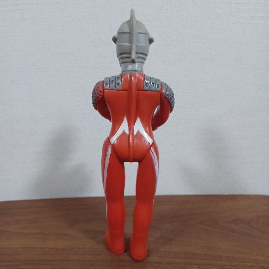 当時もの　希少マルサン製　290㎜「ウルトラ　セブン」ソフビフィギュア