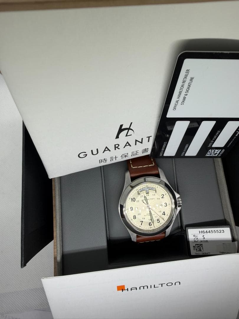 た*い様 4日迄！ハミルトン カーキ フィールド キング オート H644555