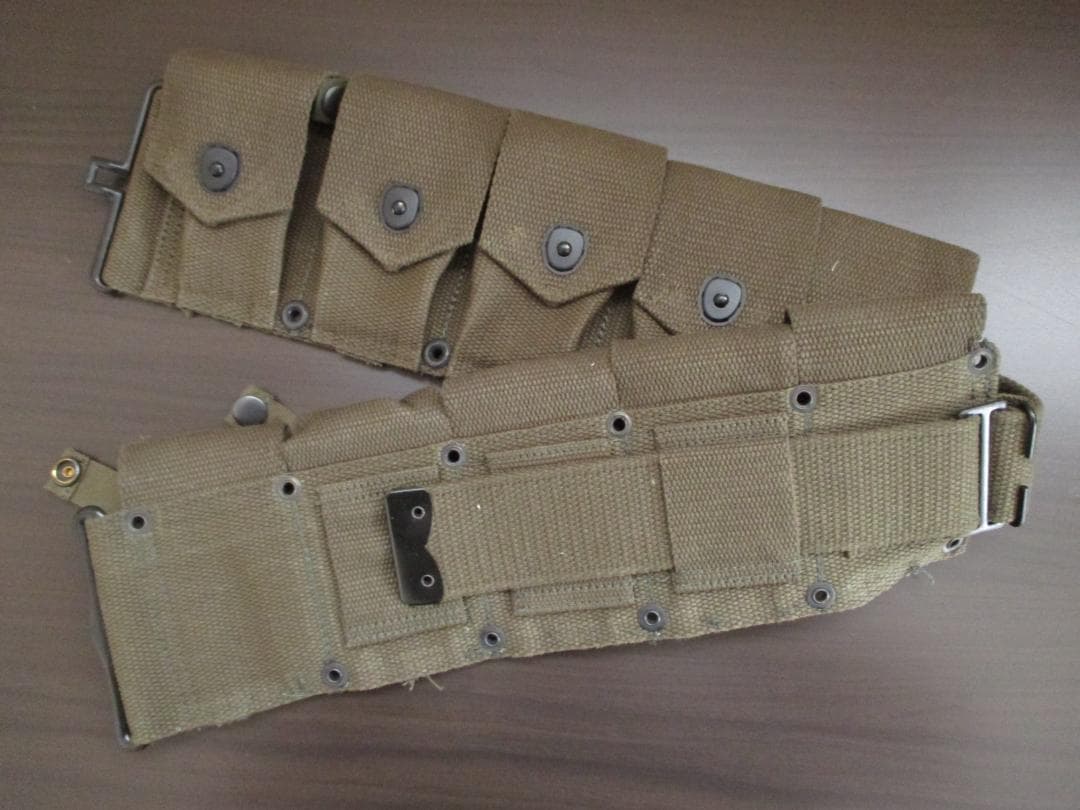 新品　レプリカ　OD色　米軍　M1923　ピストルベルト　マガジンポーチ