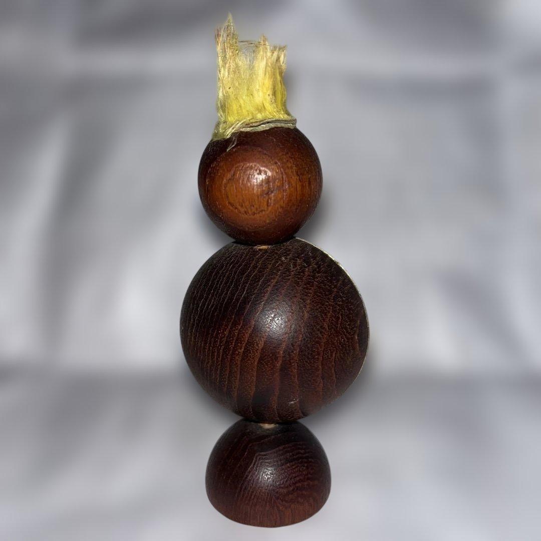 木製キャラクター型温度計