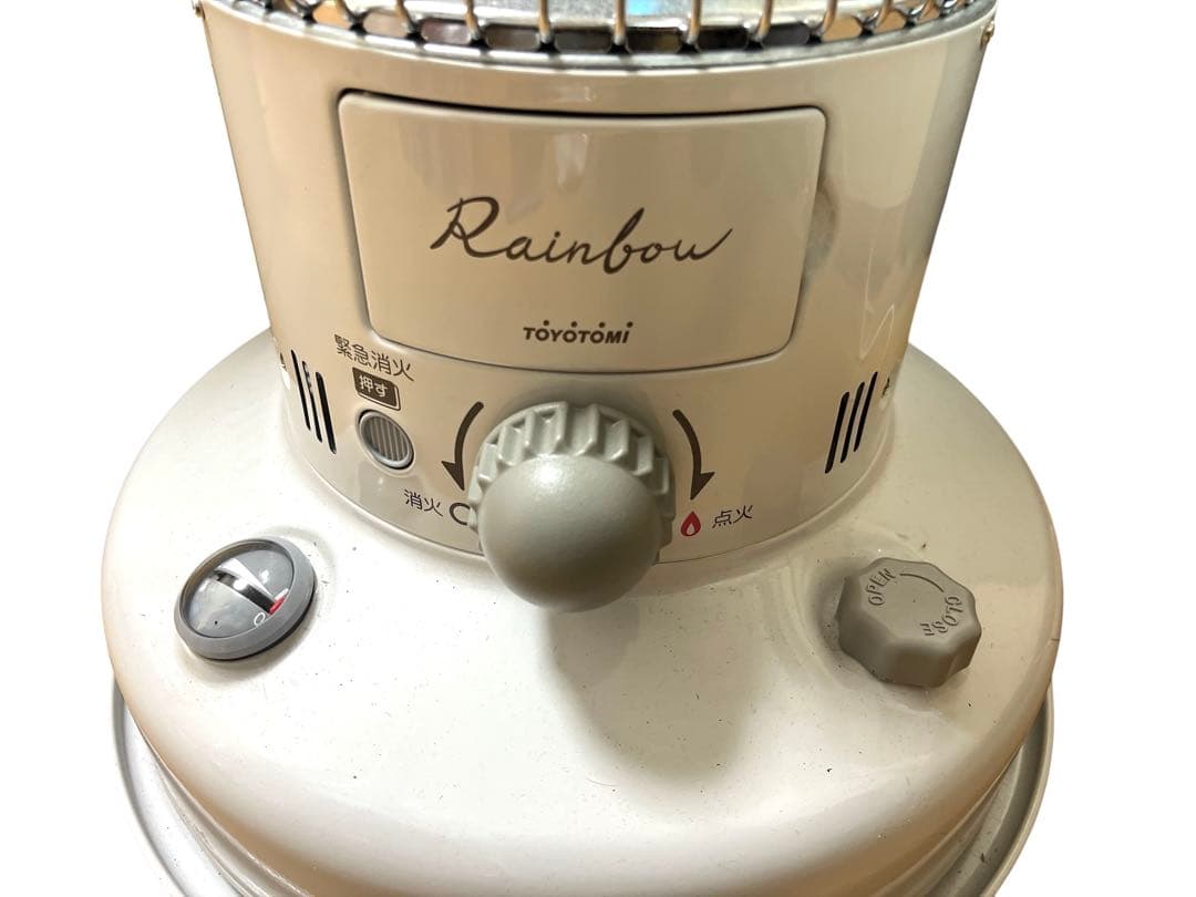 【極美品】トヨトミ　レインボー Rainbow ストーブ ホワイト 2023年製