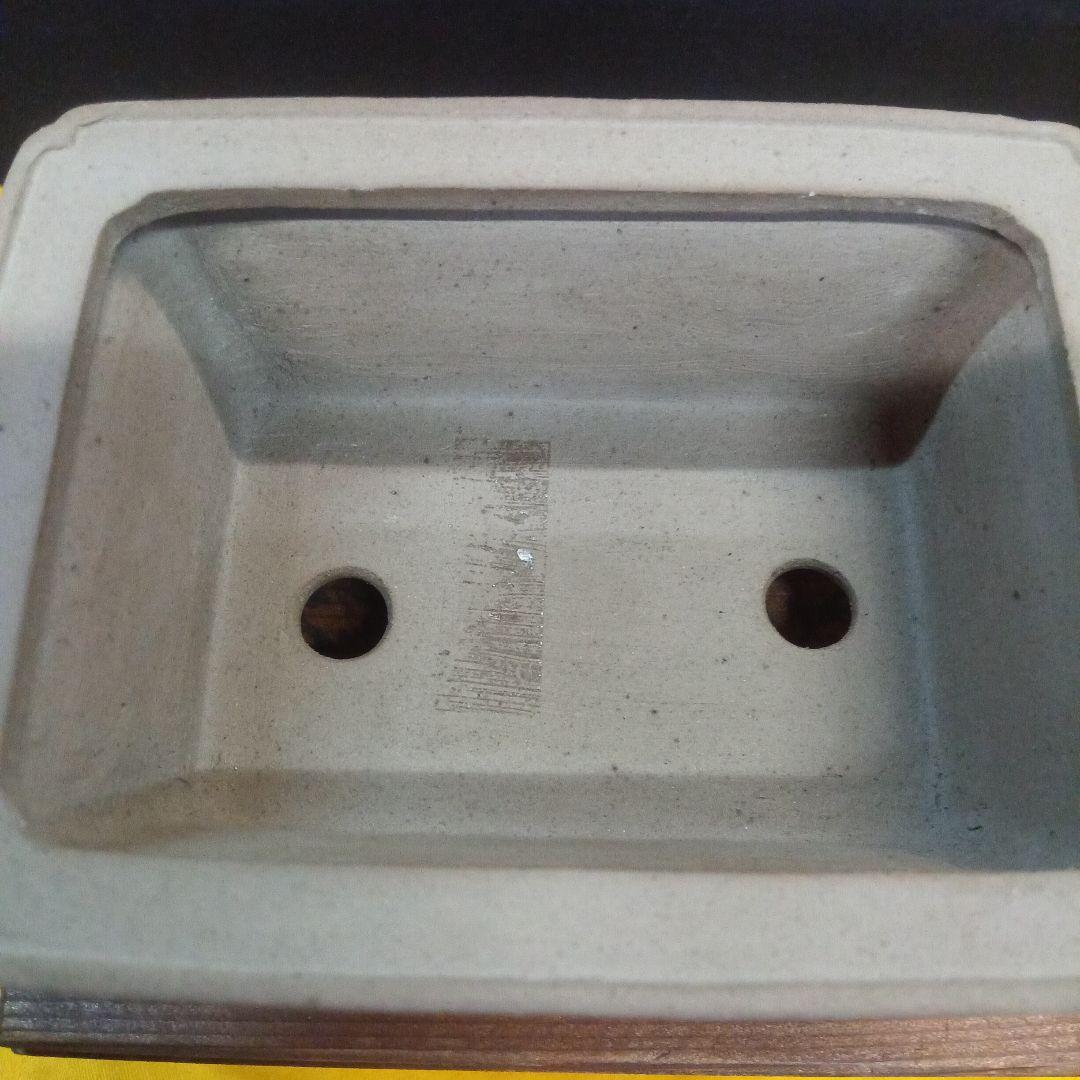 001.【寿悦】ミニ盆栽鉢/植木鉢/木箱付き