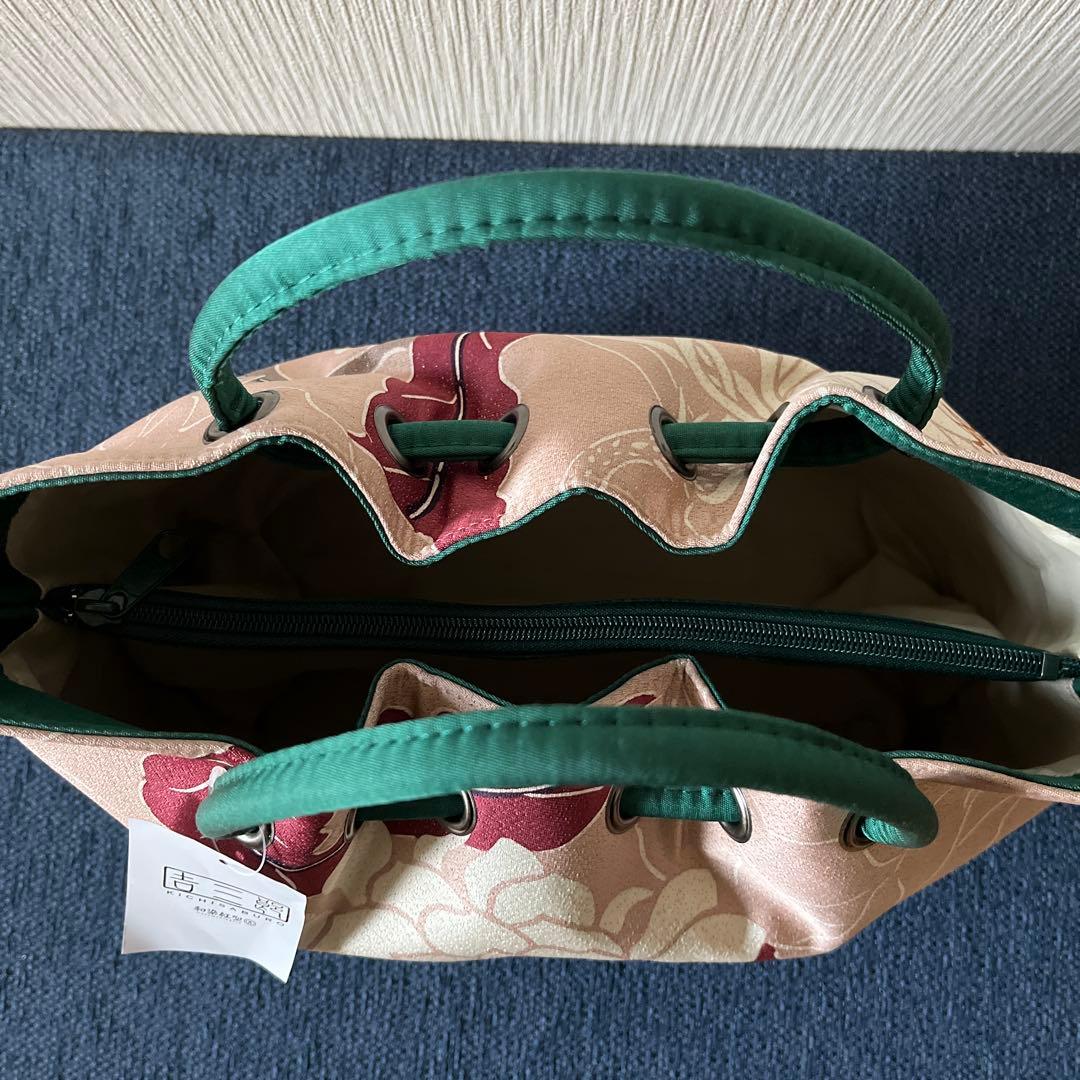 栗山工房　和装バッグ 月下美人